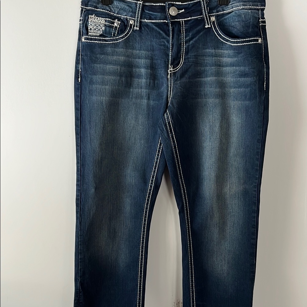Love Indigo Blue Straight Leg Jeans